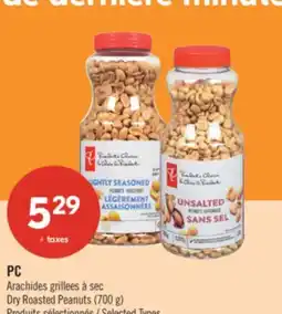 Pharmaprix PC Dry Roasted Peanuts offer