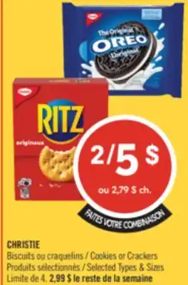 Pharmaprix CHRISTIE Cookies or Crackers offer