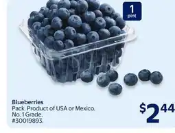 Walmart Blueberries offer