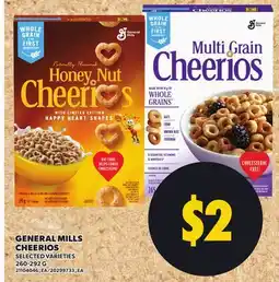 Loblaws GENERAL MILLS CHEERIOS, 260-292 G offer