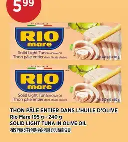 Kim Phat Rio Mare SOLID LIGHT TUNA IN OLIVE OIL offer