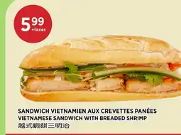 Kim Phat VIETNAMESE SANDWICH WITH BREADED SHRIMP offer