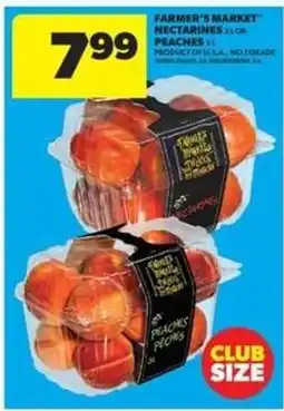 Real Canadian Superstore Farmer's Market Nectarines/Peaches offer