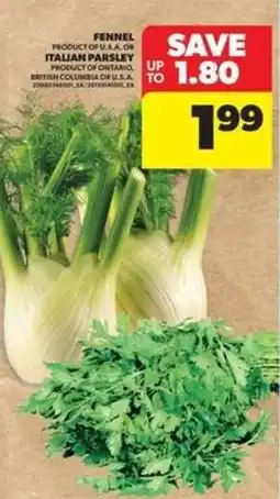 Real Canadian Superstore Fennel or Italian Parsley offer