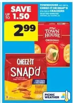 Real Canadian Superstore Townhouse, Cheez-It or Snap'd Crackers offer