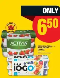 No Frills Danone Activia Iögo Creamy Yogurt offer