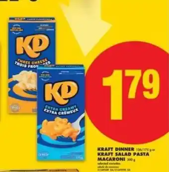 No Frills KRAFT DINNER / KRAFT SALAD PASTA MACARONI offer