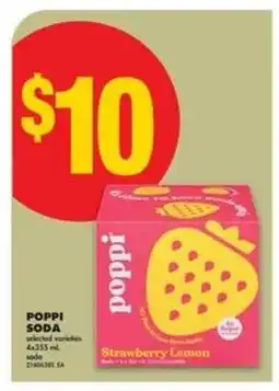 No Frills Poppi soda offer