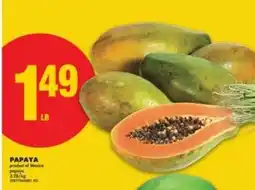 No Frills PAPAYA offer