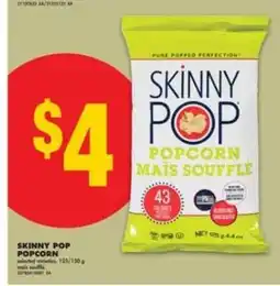 No Frills SKINNY POP POPCORN offer