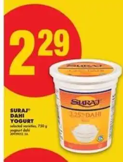 No Frills SURAJ DAHI YOGURT offer