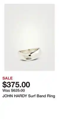 Holt Renfrew JOHN HARDY Surf Band Ring offer