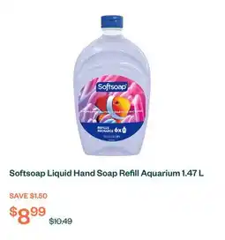 Voilà Softsoap Liquid Hand Soap Refill Aquarium 1.47 L offer