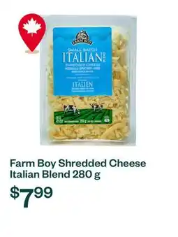 Voilà Farm Boy Shredded Cheese Italian Blend 280 g offer