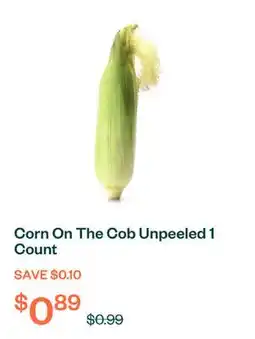 Voilà Corn On The Cob Unpeeled 1 Count offer