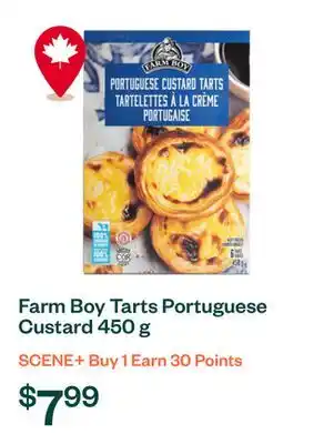 Voilà Farm Boy Tarts Portuguese Custard 450 g offer