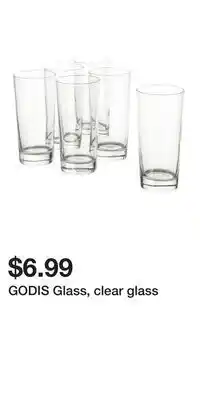 IKEA GODIS Glass, clear glass offer