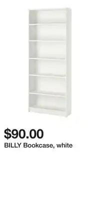 IKEA BILLY Bookcase, white offer