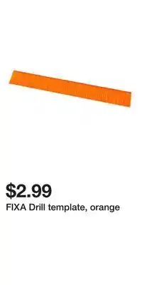IKEA FIXA Drill template, orange offer