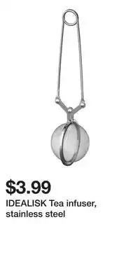 IKEA IDEALISK Tea infuser, stainless steel offer