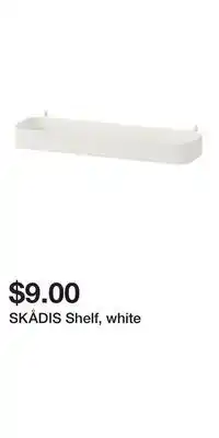 IKEA SKÅDIS Shelf, white offer
