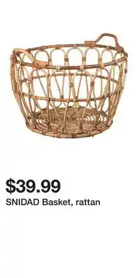 IKEA SNIDAD Basket, rattan offer