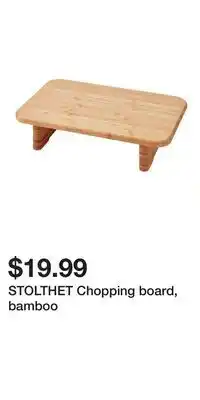 IKEA STOLTHET Chopping board, bamboo offer