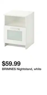 IKEA BRIMNES Nightstand, white offer