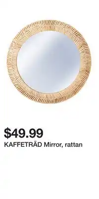 IKEA KAFFETRÄD Mirror, rattan offer