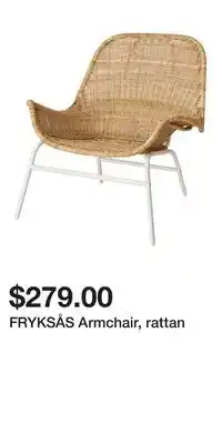 IKEA FRYKSÅS Armchair, rattan offer