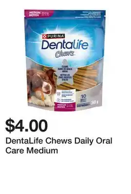 Dollarama DentaLife Chews Daily Oral Care Medium offer
