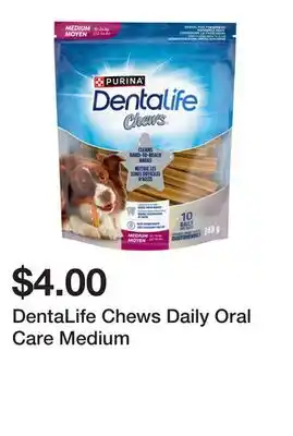 Dollarama DentaLife Chews Daily Oral Care Medium offer