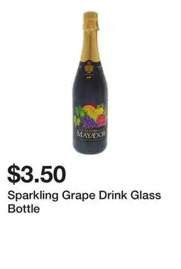 Dollarama Sparkling Grape Drink Glass Bottle offer