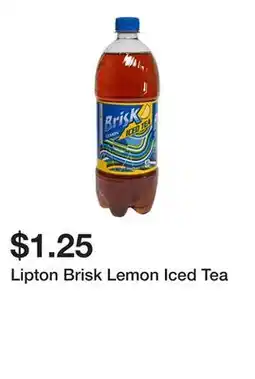 Dollarama Lipton Brisk Lemon Iced Tea offer