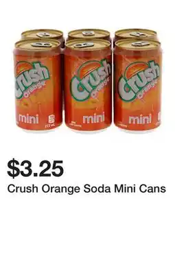 Dollarama Crush Orange Soda Mini Cans offer