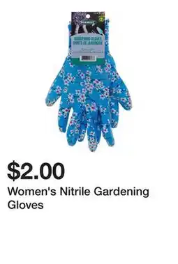 Dollarama Women's Nitrile Gardening Gloves offer