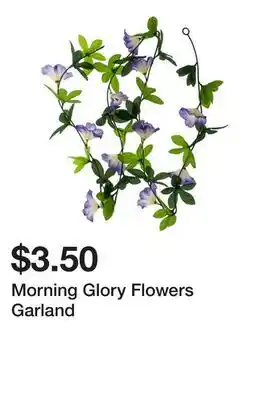 Dollarama Morning Glory Flowers Garland offer