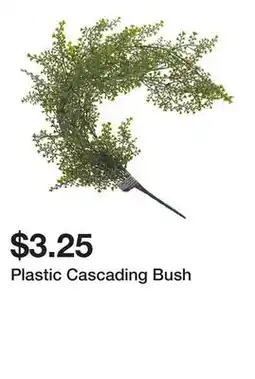 Dollarama Plastic Cascading Bush offer