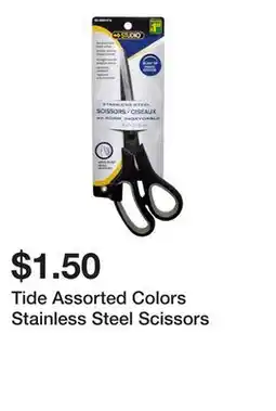 Dollarama Tide Assorted Colors Stainless Steel Scissors offer