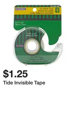 Dollarama Tide Invisible Tape offer