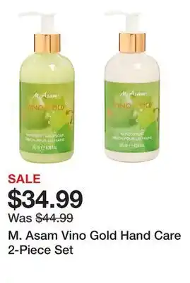 TSC Stores M. Asam Vino Gold Hand Care 2-Piece Set offer