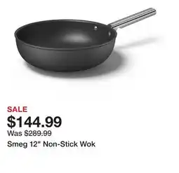 TSC Stores Smeg 12 Non-Stick Wok offer