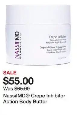 TSC Stores NassifMD Crepe Inhibitor Action Body Butter offer