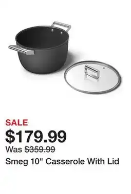 TSC Stores Smeg 10 Casserole With Lid offer