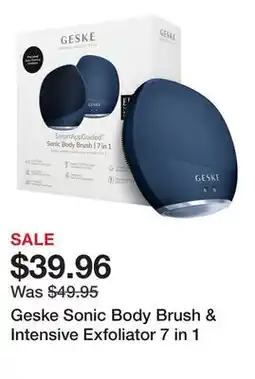 TSC Stores Geske Sonic Body Brush & Intensive Exfoliator 7 in 1 offer