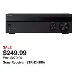 TSC Stores Sony Receiver (STR-DH190) offer