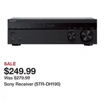 TSC Stores Sony Receiver (STR-DH190) offer