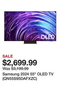 TSC Stores Samsung 2024 55 OLED TV (QN55S95DAFXZC) offer
