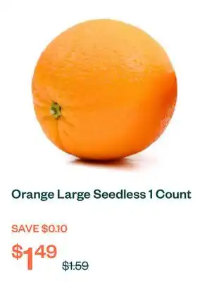 Voilà Orange Large Seedless 1 Count offer