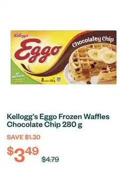 Voilà Kellogg's Eggo Frozen Waffles Chocolate Chip 280 g offer